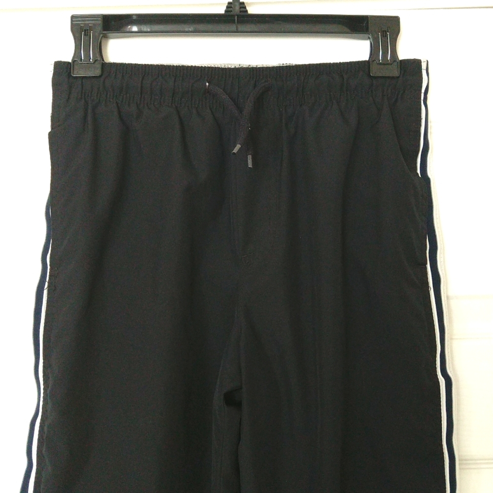 Oshkosh B'gosh Double Lined Windbreaker Pants Boys Size 14 Black - Picture 2 of 11